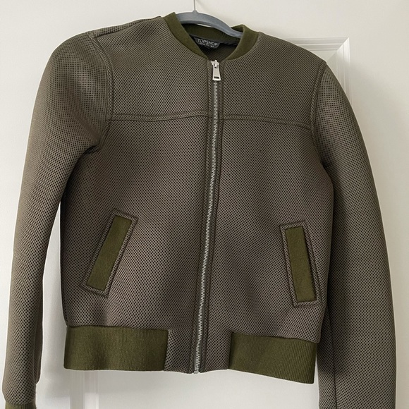 Olive top shop jacket🫒 - Picture 1 of 5